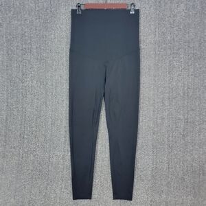 Poshdivah Maternity Leggings Womens M Black Over The Belly Pregnancy Yoga Pants